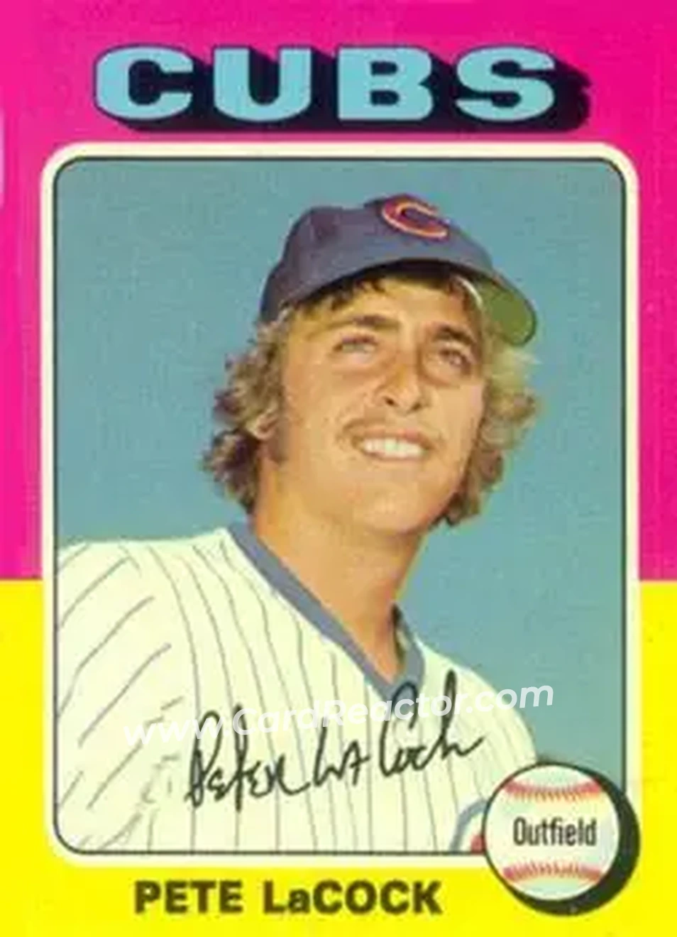 1975 Topps #494 - Pete LaCock - Chicago Cubs - Front