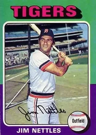 1975 Topps #497 - Jim Nettles - Detroit Tigers