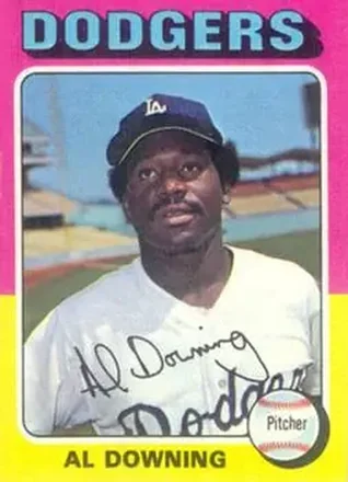 1975 Topps #498 - Al Downing - Los Angeles Dodgers