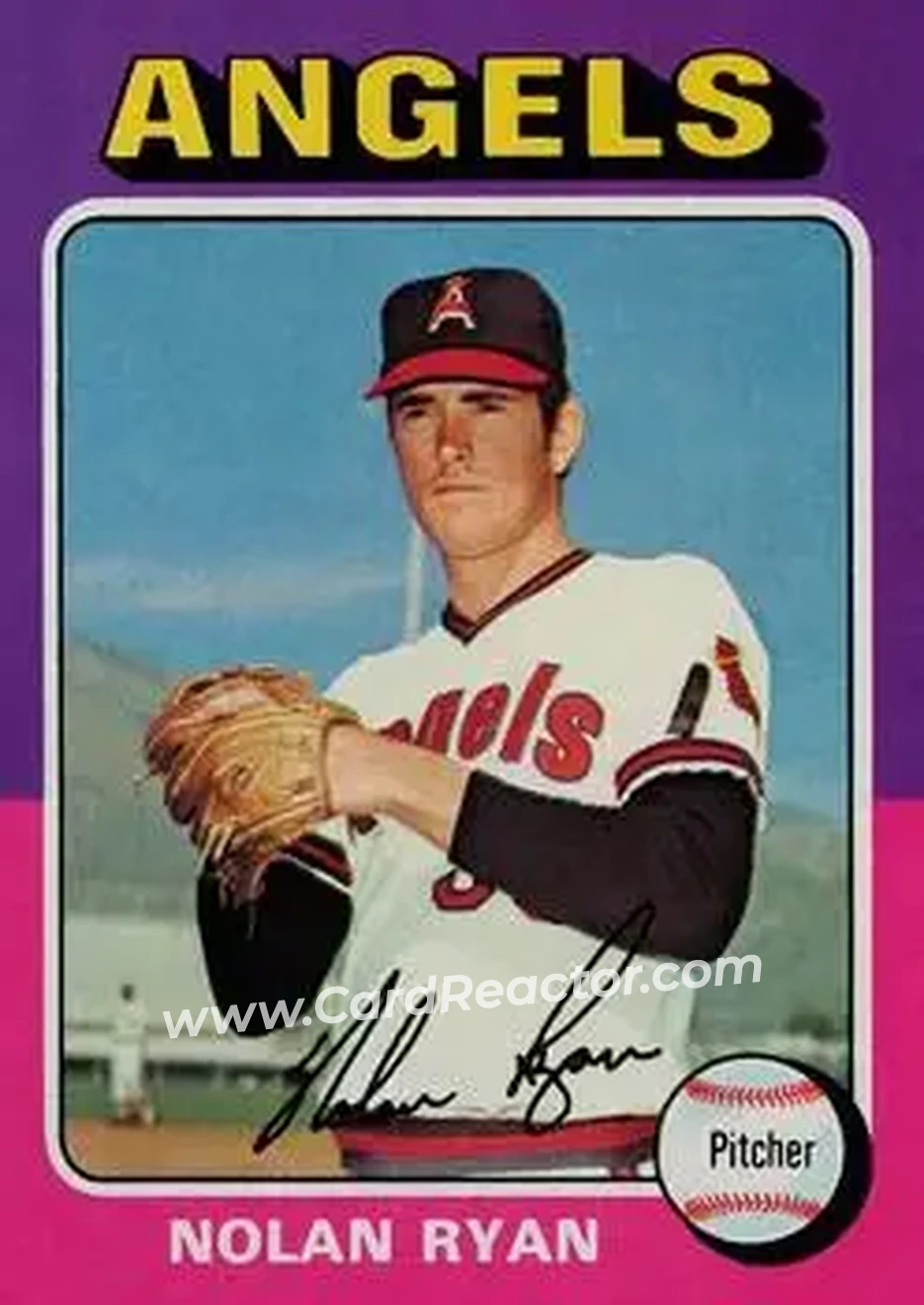 1975 Topps #500 - Nolan Ryan - California Angels - Front