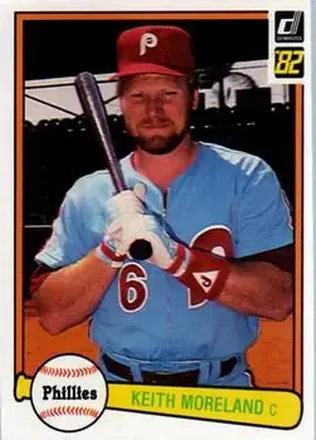 1982 Donruss #119 - Keith Moreland - Philadelphia Phillies