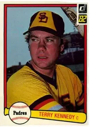 1982 Donruss #121 - Terry Kennedy - San Diego Padres