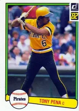 1982 Donruss #124 - Tony Pena - Pittsburgh Pirates 1982 Donruss #124 - Tony Pena - Pittsburgh Pirates