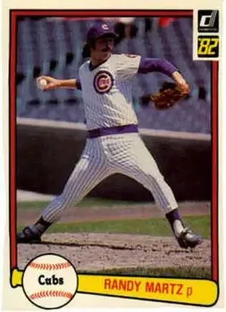 1982 Donruss #126 - Randy Martz - Chicago Cubs