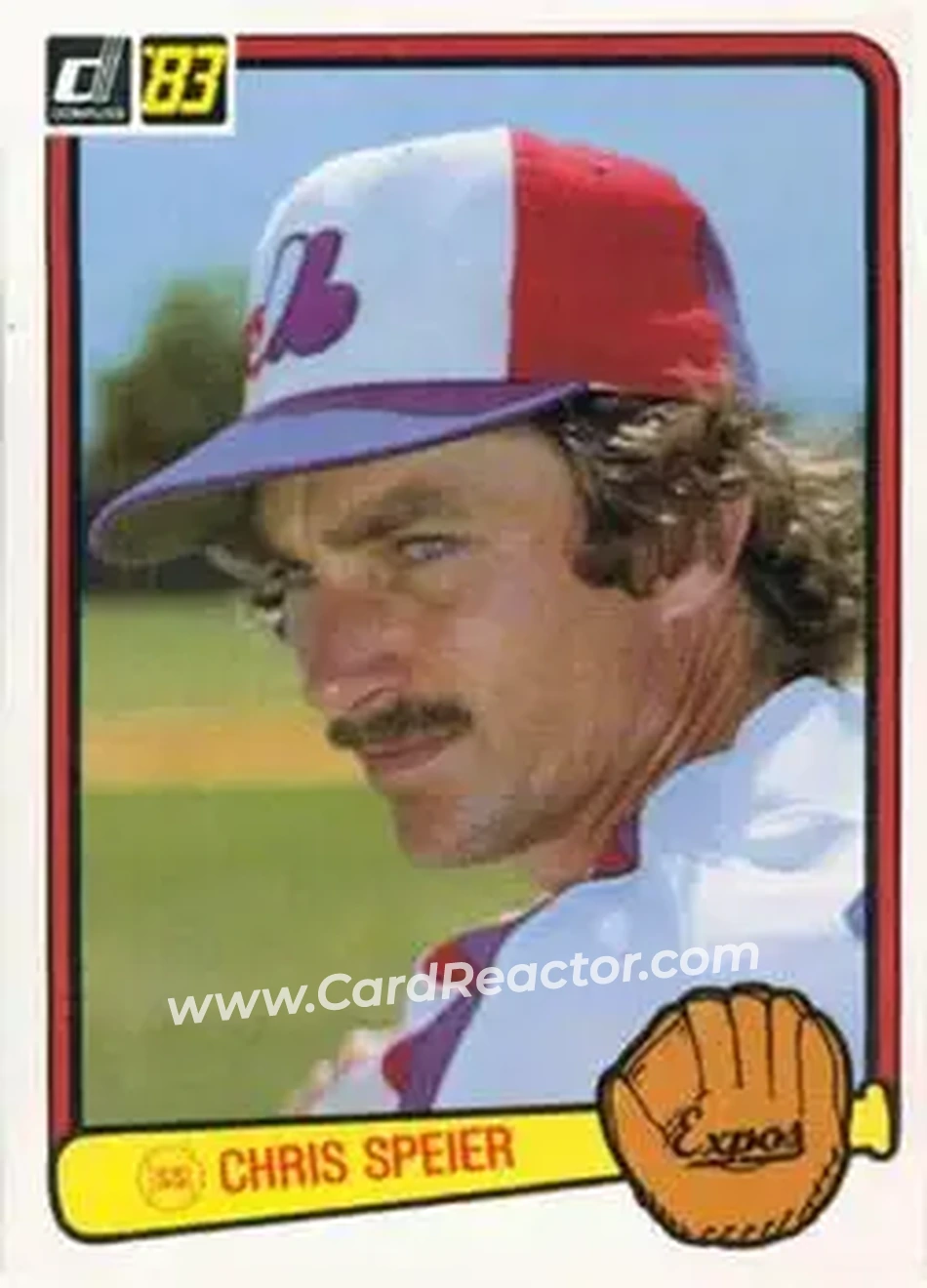 1983 Donruss #266 - Chris Speier - Montreal Expos - Front 1983 Donruss #266 - Chris Speier - Montreal Expos - Front