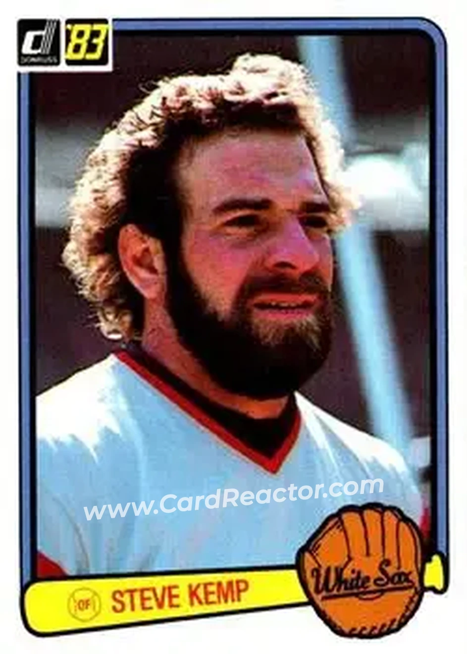 1983 Donruss #269 - Steve Kemp - Chicago White Sox - Front
