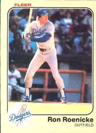 1983 Fleer #217 - Ron Roenicke - Los Angeles Dodgers 1983 Fleer #217 - Ron Roenicke - Los Angeles Dodgers