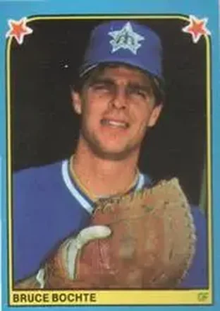 1983 Fleer Star Stickers #185 - Bruce Bochte - Seattle Mariners 1983 Fleer Star Stickers #185 - Bruce Bochte - Seattle Mariners