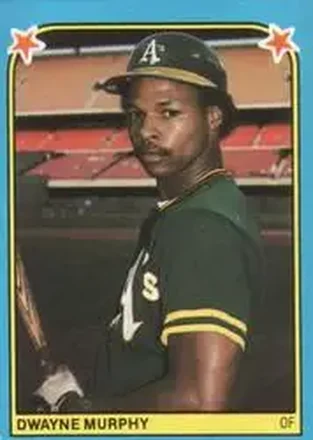 1983 Fleer Star Stickers #189 - Dwayne Murphy - Oakland Athletics