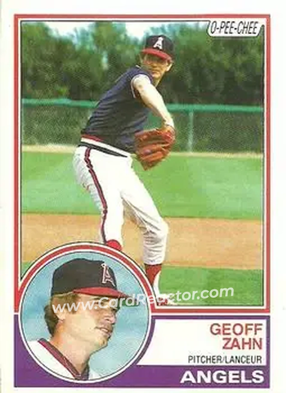 1983 O-Pee-Chee #131 - Geoff Zahn - California Angels - Front 1983 O-Pee-Chee #131 - Geoff Zahn - California Angels - Front