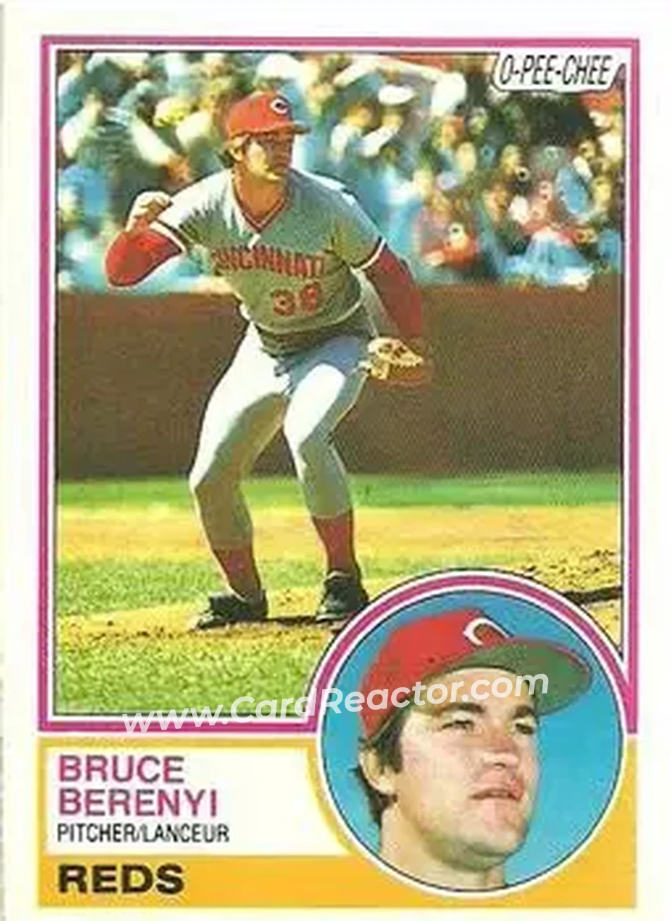 1983 O-Pee-Chee #139 - Bruce Berenyi - Cincinnati Reds - Front 1983 O-Pee-Chee #139 - Bruce Berenyi - Cincinnati Reds - Front