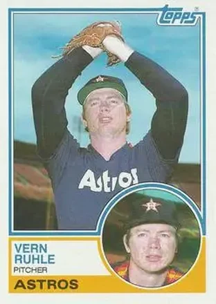 1983 Topps #172 - Vern Ruhle - Houston Astros