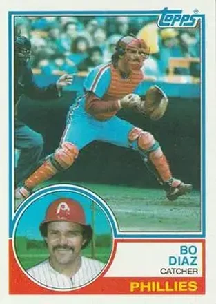 1983 Topps #175 - Bo Diaz - Philadelphia Phillies
