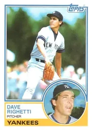 1983 Topps #176 - Dave Righetti - New York Yankees