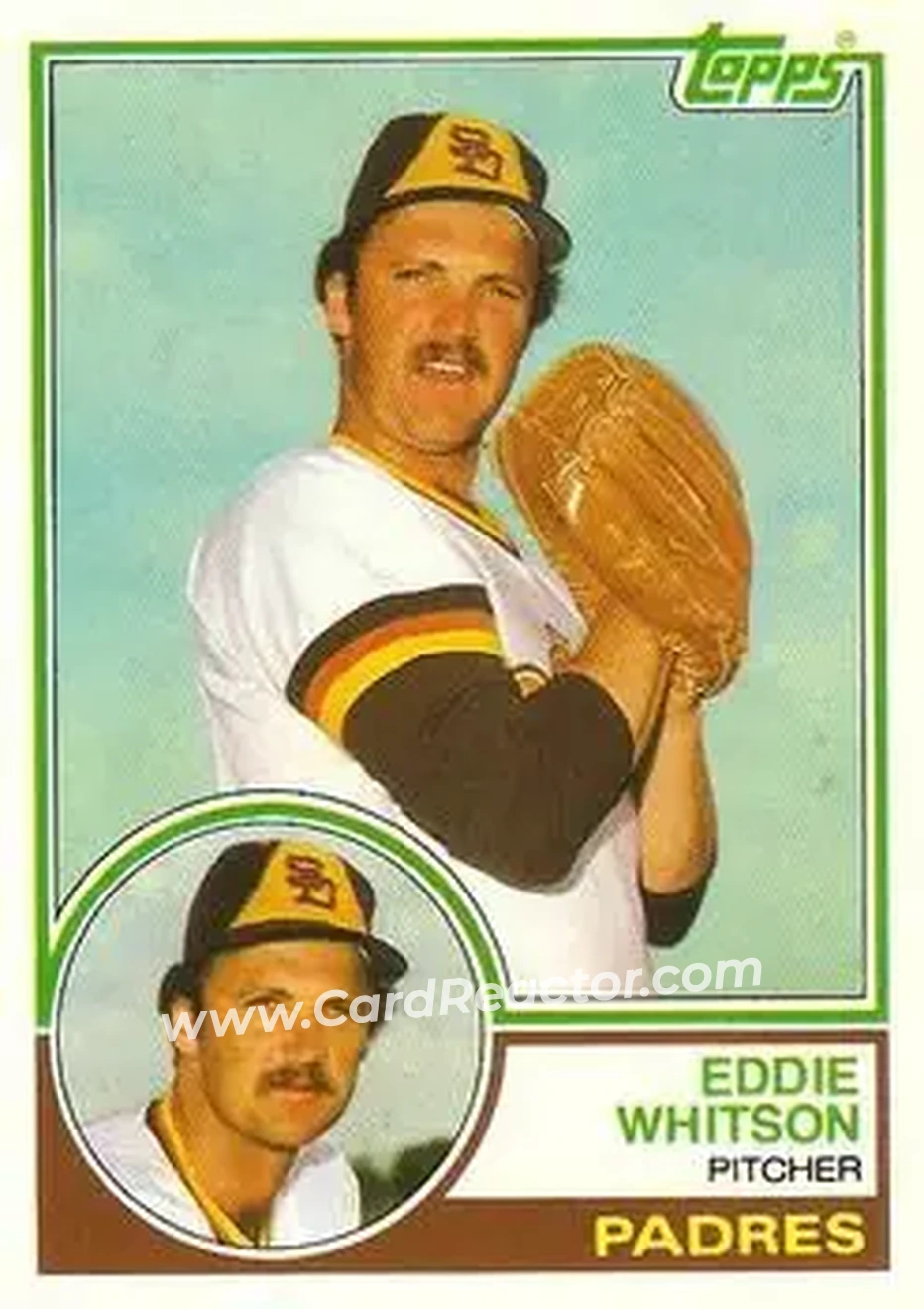 1983 Topps Traded #127T - Eddie Whitson - San Diego Padres - Front