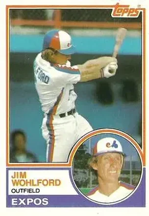 1983 Topps Traded #128T - Jim Wohlford - Montreal Expos