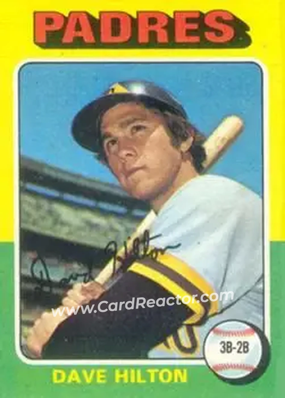 1975 Topps #509 - Dave Hilton - San Diego Padres - Front