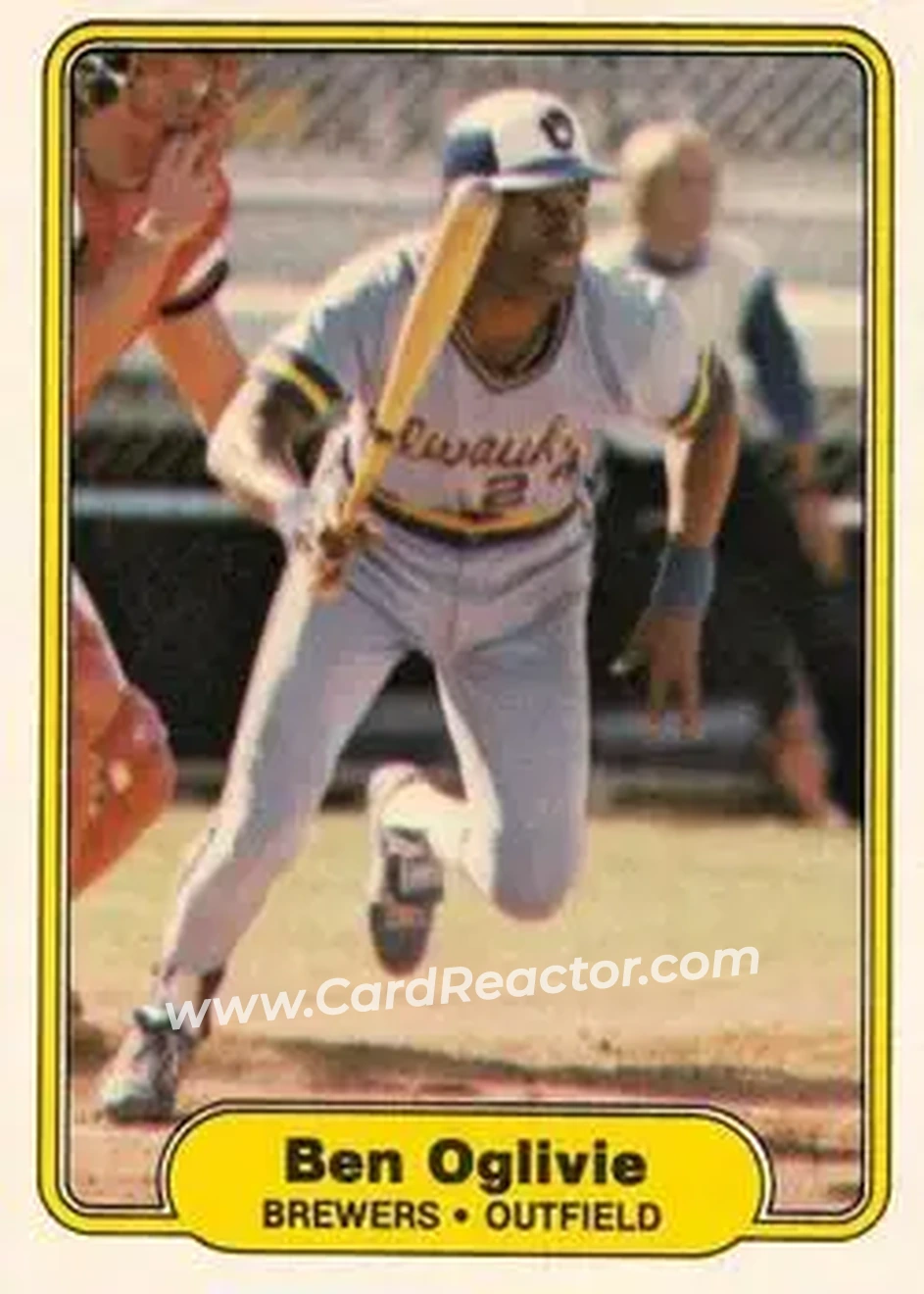 1982 Fleer #151 - Ben Oglivie - Milwaukee Brewers - Front 1982 Fleer #151 - Ben Oglivie - Milwaukee Brewers - Front