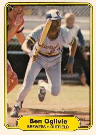 1982 Fleer #151 - Ben Oglivie - Milwaukee Brewers 1982 Fleer #151 - Ben Oglivie - Milwaukee Brewers