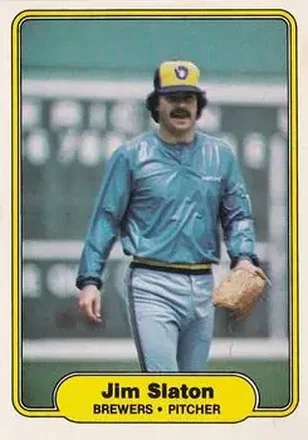 1982 Fleer #153 - Jim Slaton - Milwaukee Brewers