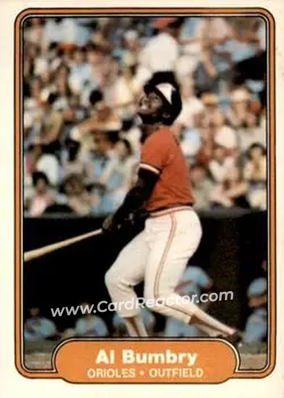 1982 Fleer #159 - Al Bumbry - Baltimore Orioles - Front 1982 Fleer #159 - Al Bumbry - Baltimore Orioles - Front