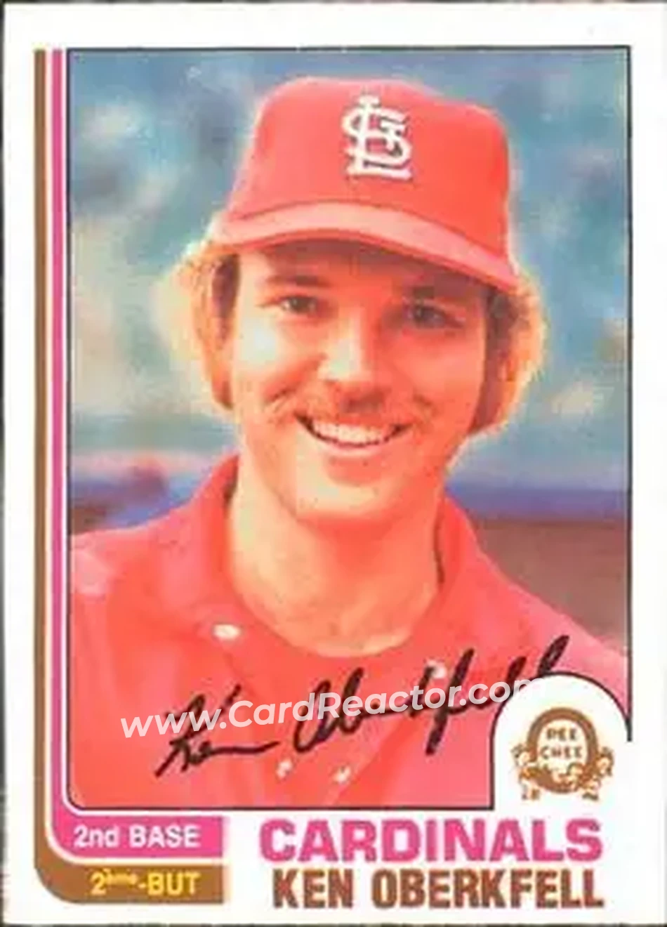 1982 O-Pee-Chee #121 - Ken Oberkfell - St. Louis Cardinals - Front 1982 O-Pee-Chee #121 - Ken Oberkfell - St. Louis Cardinals - Front