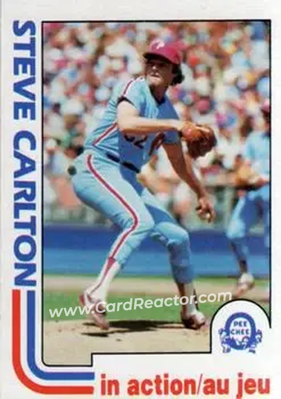 1982 O-Pee-Chee #122 - Steve Carlton - Philadelphia Phillies - Front