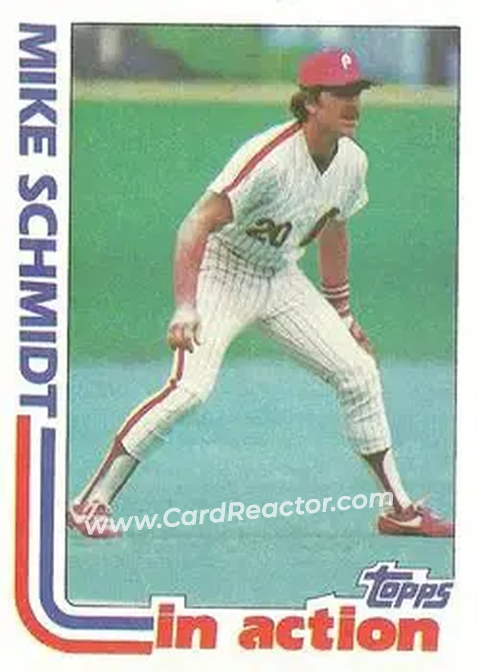 1982 Topps #101 - Mike Schmidt - Philadelphia Phillies - Front 1982 Topps #101 - Mike Schmidt - Philadelphia Phillies - Front