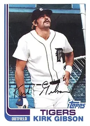1982 Topps #105 - Kirk Gibson - Detroit Tigers 1982 Topps #105 - Kirk Gibson - Detroit Tigers