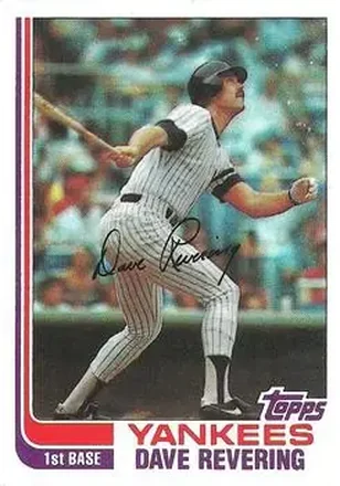1982 Topps #109 - Dave Revering - New York Yankees
