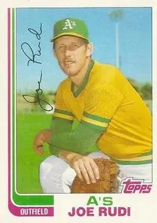 1982 Topps Traded #102T - Joe Rudi - Oakland Athletics 1982 Topps Traded #102T - Joe Rudi - Oakland Athletics