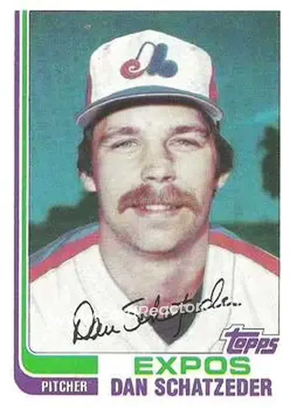 1982 Topps Traded #104T - Dan Schatzeder - Montreal Expos - Front 1982 Topps Traded #104T - Dan Schatzeder - Montreal Expos - Front