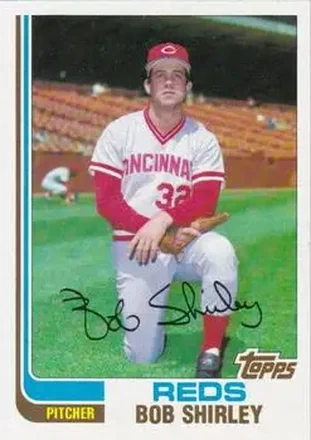1982 Topps Traded #105T - Bob Shirley - Cincinnati Reds 1982 Topps Traded #105T - Bob Shirley - Cincinnati Reds