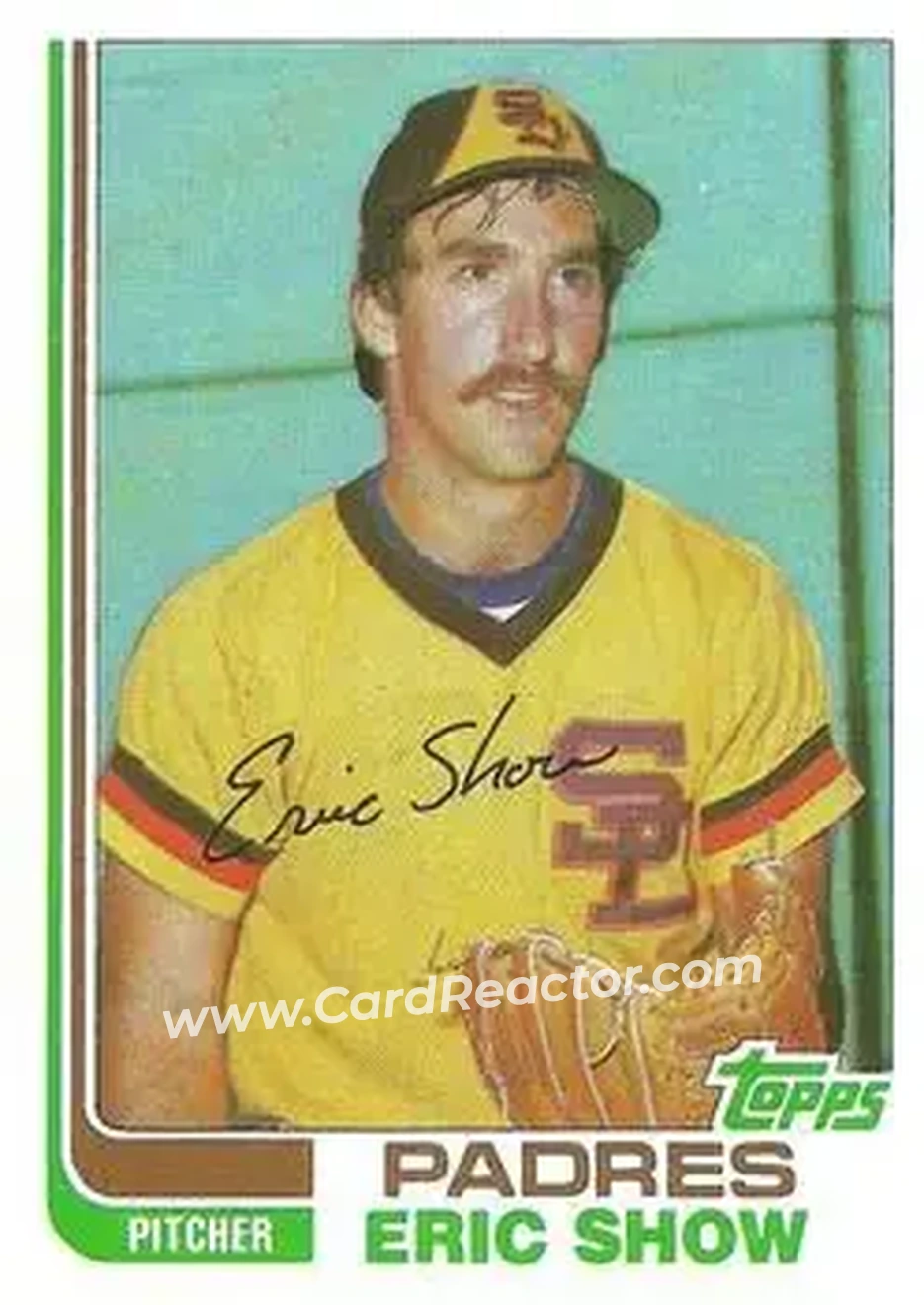 1982 Topps Traded #106T - Eric Show - San Diego Padres - Front 1982 Topps Traded #106T - Eric Show - San Diego Padres - Front