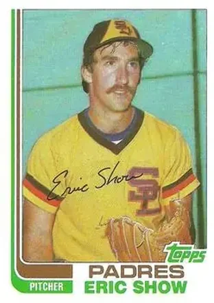 1982 Topps Traded #106T - Eric Show - San Diego Padres