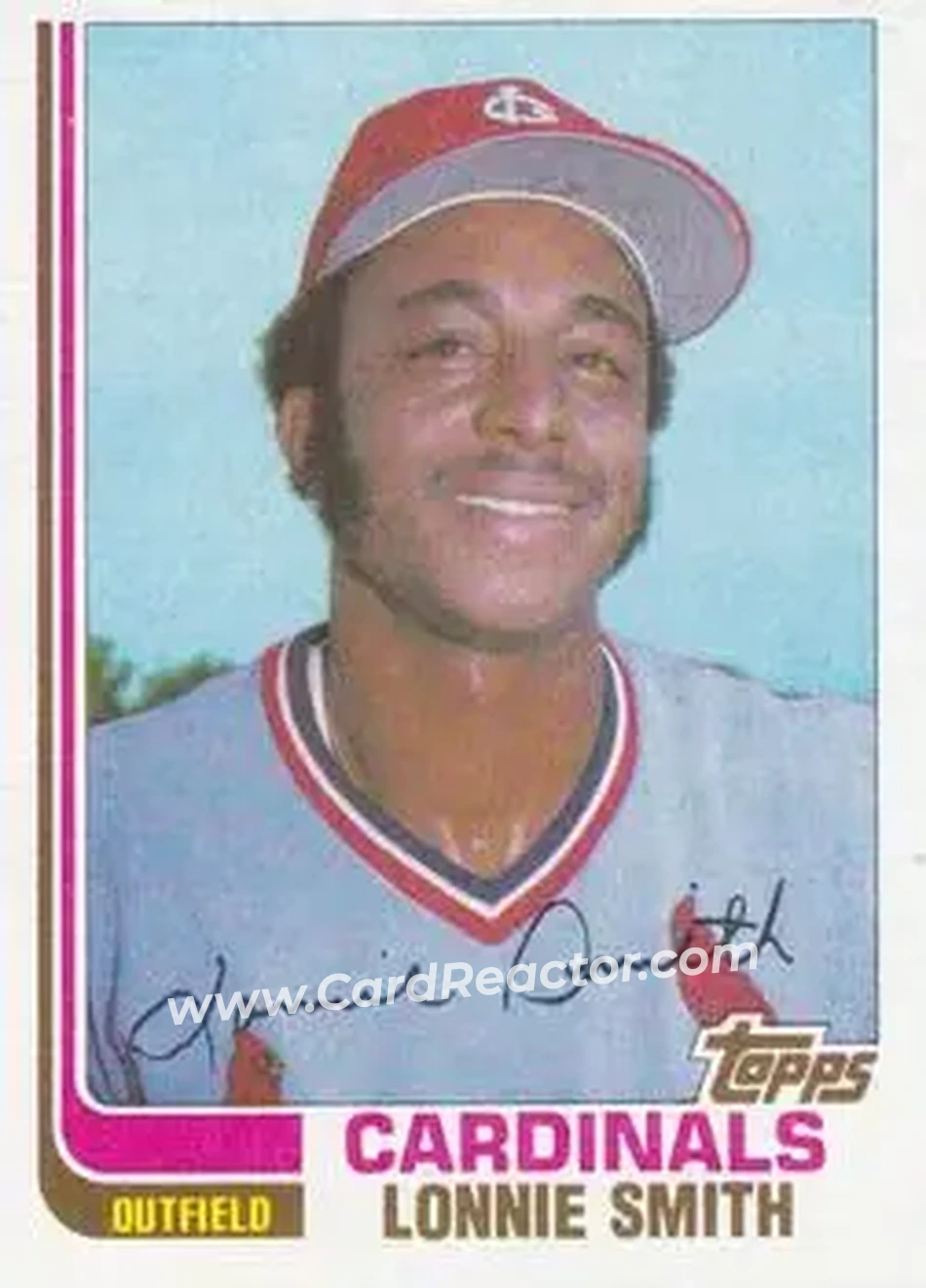 1982 Topps Traded #108T - Lonnie Smith - St. Louis Cardinals - Front