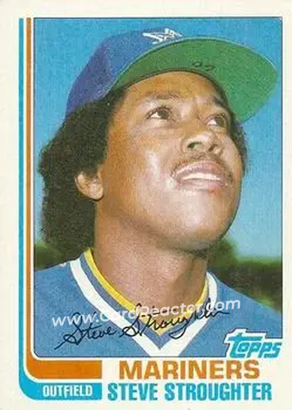 1982 Topps Traded #114T - Steve Stroughter - Seattle Mariners - Front