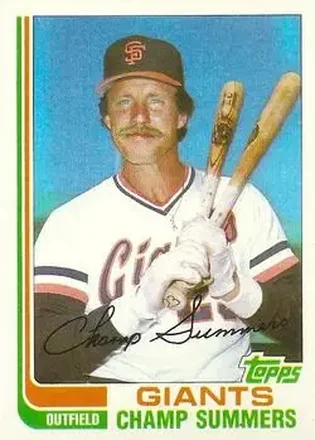 1982 Topps Traded #115T - Champ Summers - San Francisco Giants