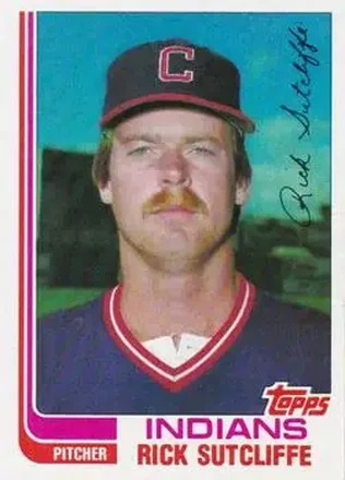 1982 Topps Traded #116T - Rick Sutcliffe - Cleveland Indians