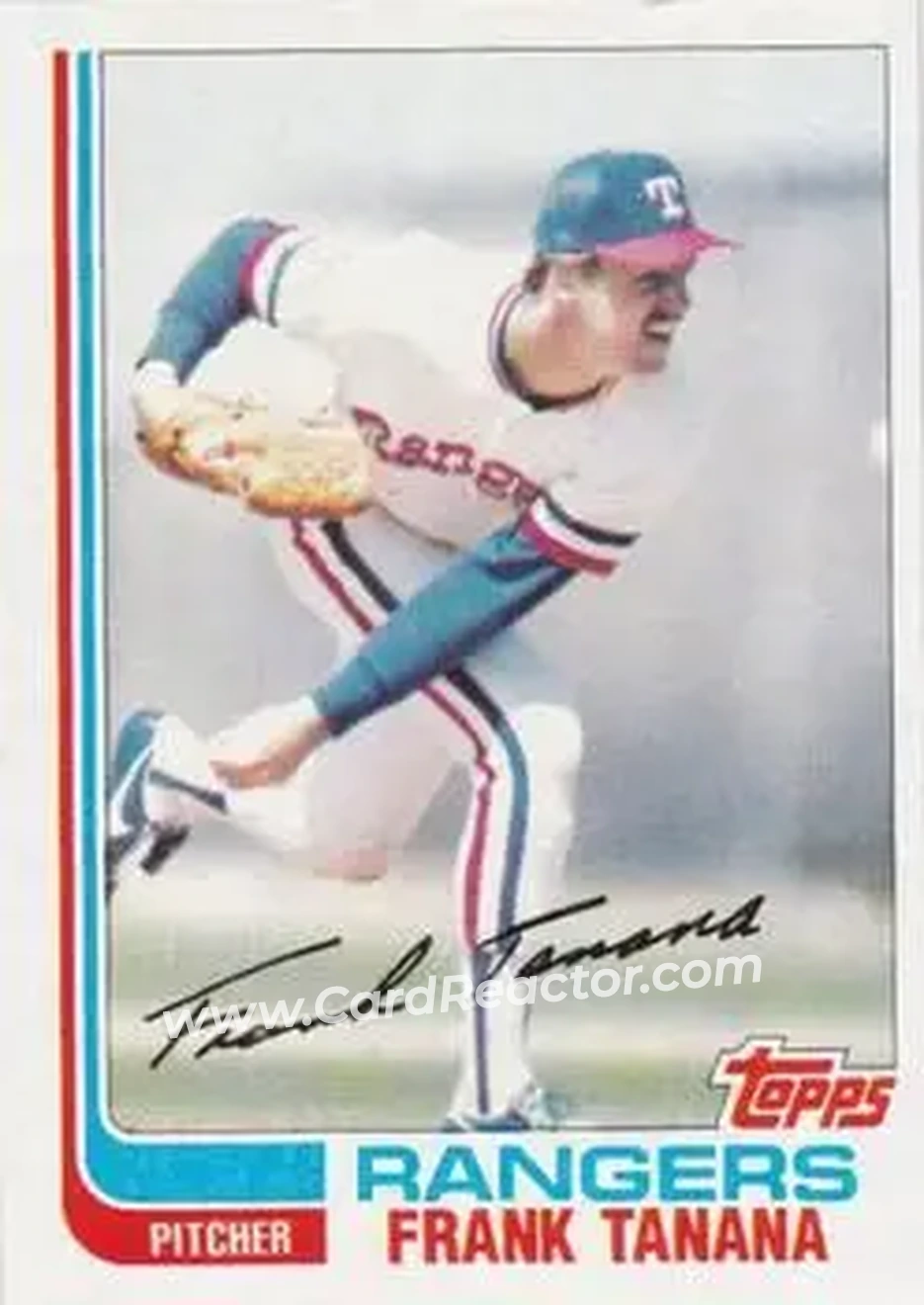 1982 Topps Traded #117T - Frank Tanana - Texas Rangers - Front