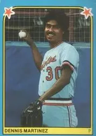 1983 Fleer Star Stickers #199 - Denny Martinez - Baltimore Orioles