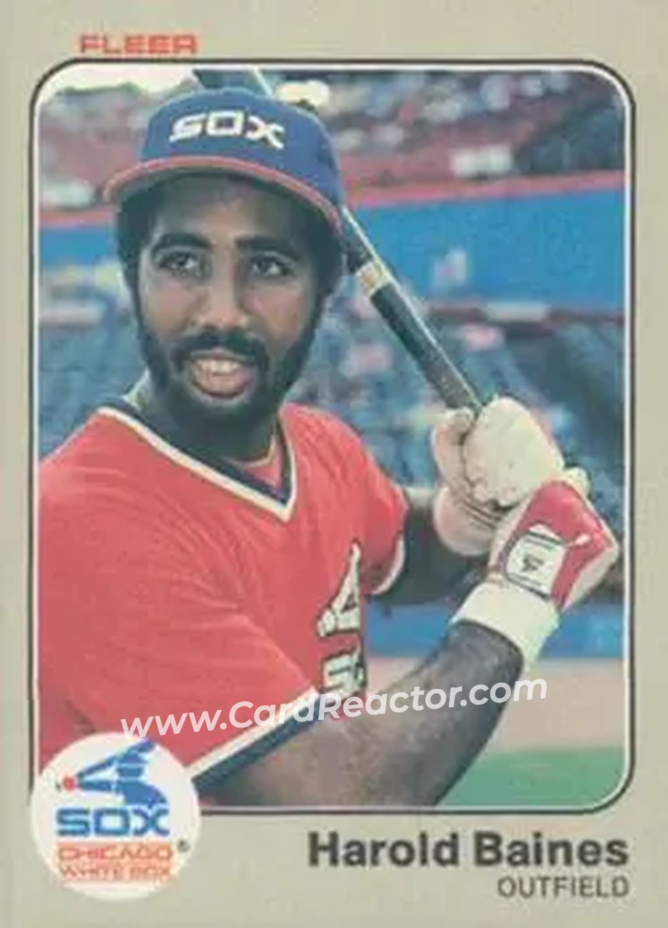 1983 Fleer #229 - Harold Baines - Chicago White Sox - Front