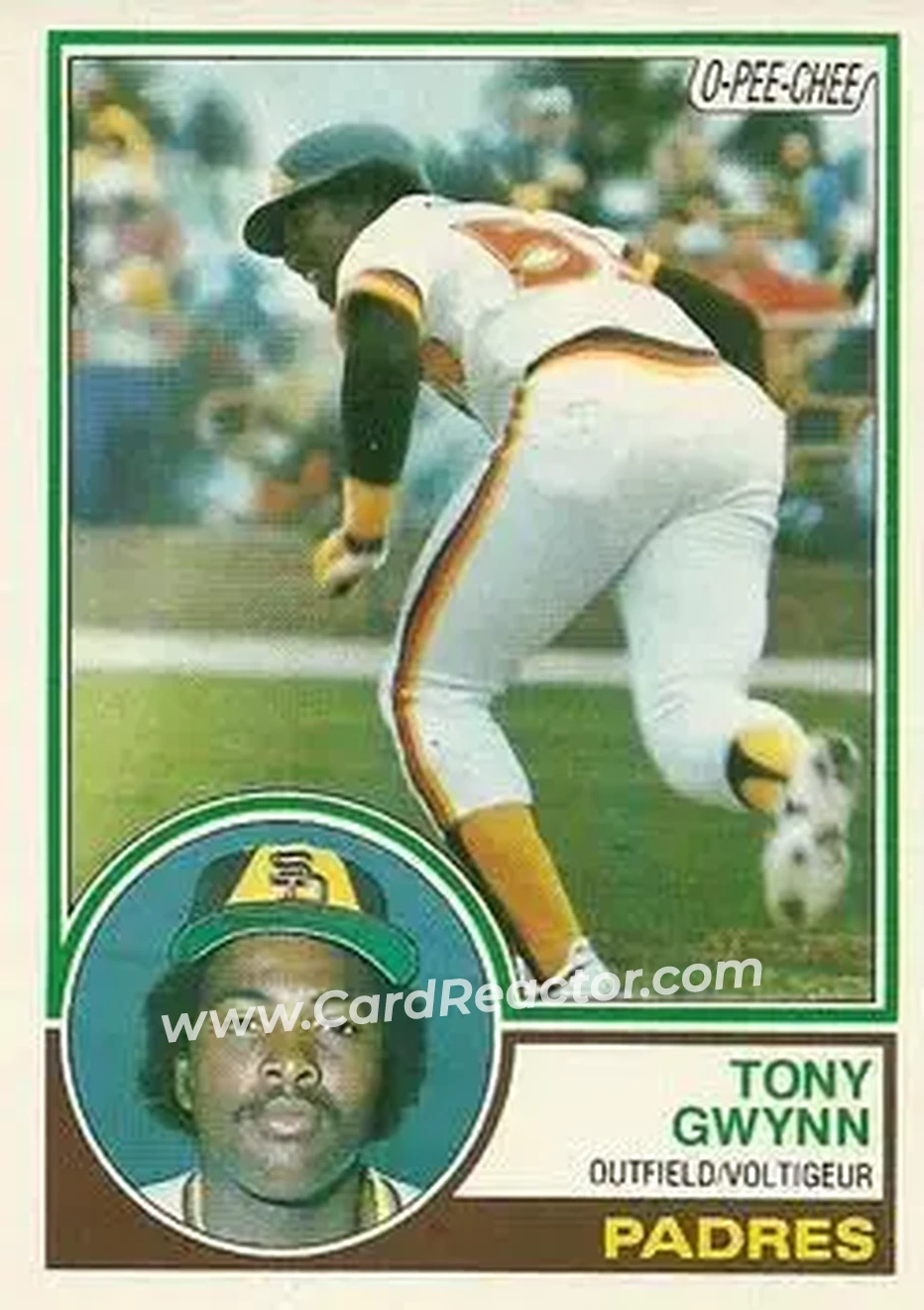 1983 O-Pee-Chee #143 - Tony Gwynn - San Diego Padres - Front
