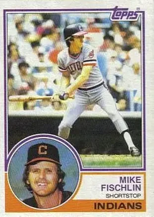 1983 Topps #182 - Mike Fischlin - Cleveland Indians 1983 Topps #182 - Mike Fischlin - Cleveland Indians