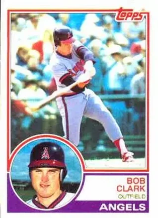 1983 Topps #184 - Bob Clark - California Angels 1983 Topps #184 - Bob Clark - California Angels