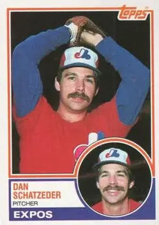 1983 Topps #189 - Dan Schatzeder - Montreal Expos 1983 Topps #189 - Dan Schatzeder - Montreal Expos