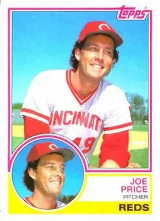1983 Topps #191 - Joe Price - Cincinnati Reds 1983 Topps #191 - Joe Price - Cincinnati Reds