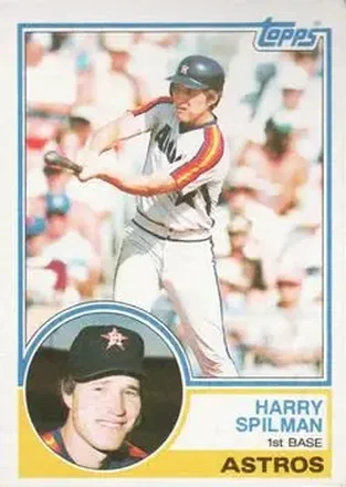 1983 Topps #193 - Harry Spilman - Houston Astros