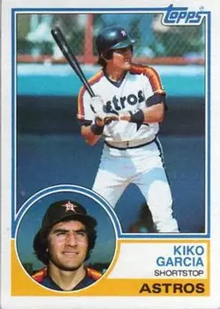 1983 Topps #198 - Kiko Garcia - Houston Astros