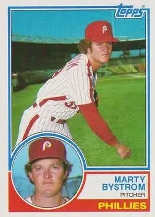 1983 Topps #199 - Marty Bystrom - Philadelphia Phillies 1983 Topps #199 - Marty Bystrom - Philadelphia Phillies